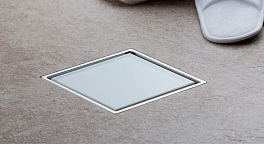 Душевой трап Pestan Confluo Standard Dry 1 White Glass 10x10 , изображение 2